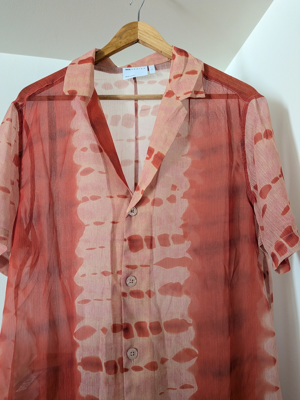 Four ASOS Brand Sheer Button Up Shirt Bundle - Picture 2 of 13